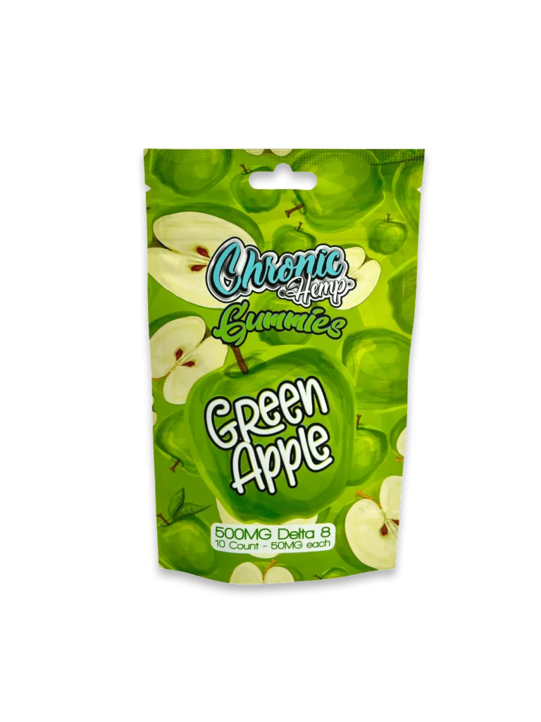 500MG DELTA 8 GUMMIES – GREEN APPLE
